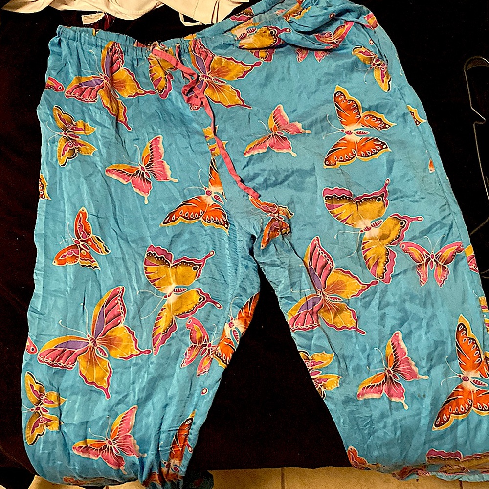 Silky pajama sleepwear